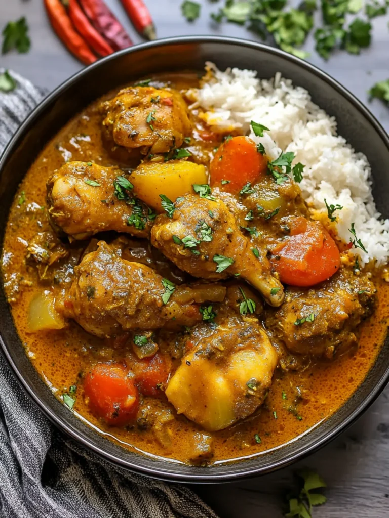 Authentic Jamaican Curry Chicken