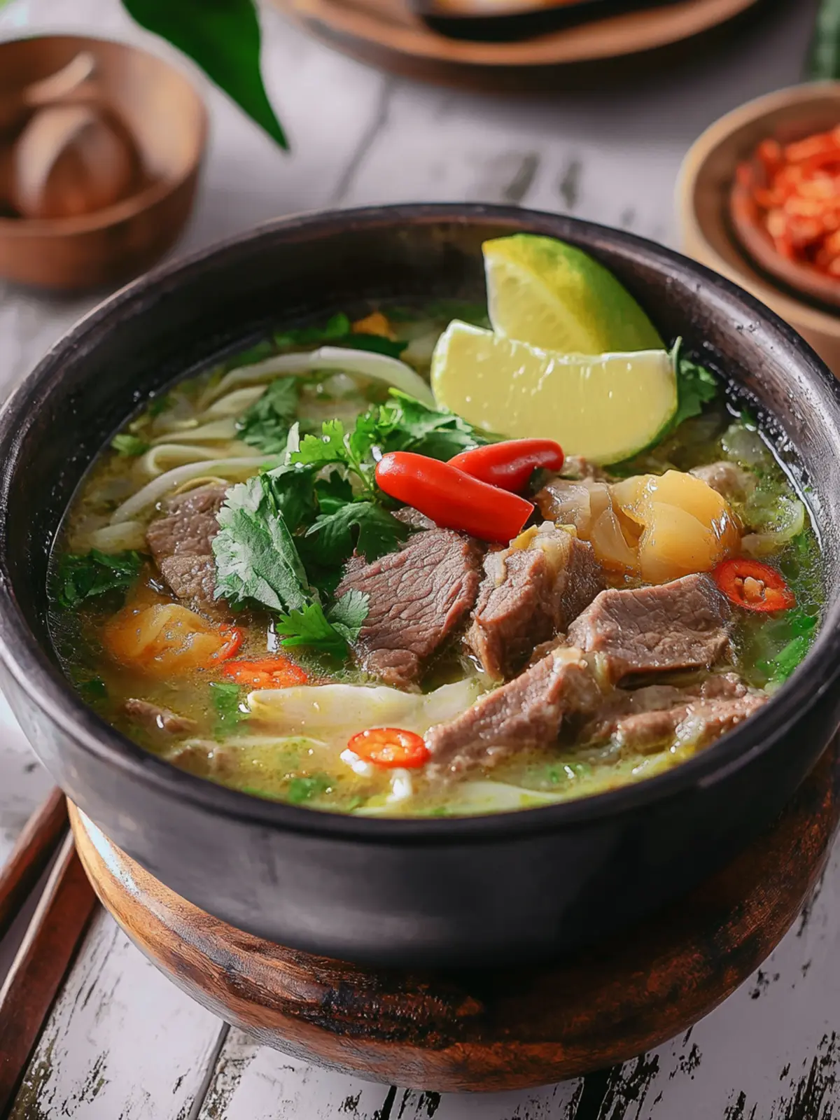 Indonesian Soto Betawi: Hearty Beef Soup for Soulful Warmth 2 Indonesian Soto Betawi (Beef Soup)
