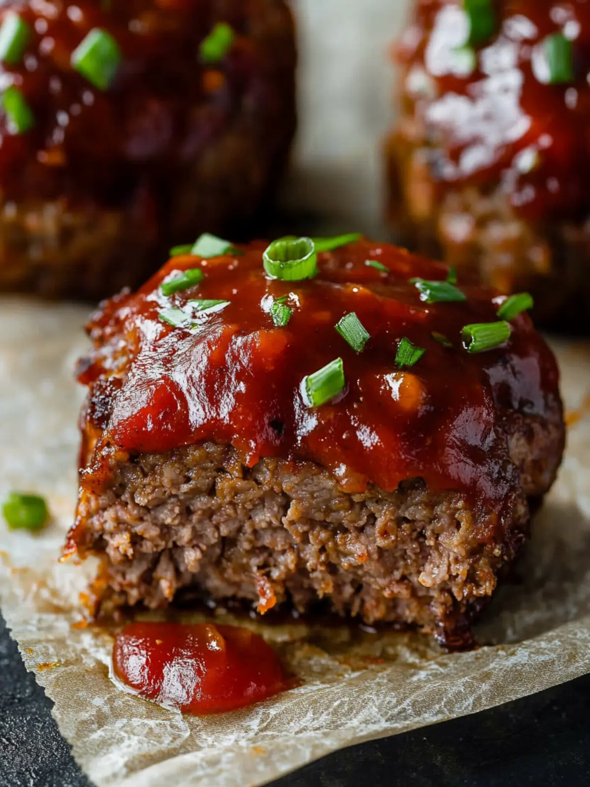 Irresistible Mini Meatloaf with Zesty Topping for Busy Nights 2 Mini Meatloaf