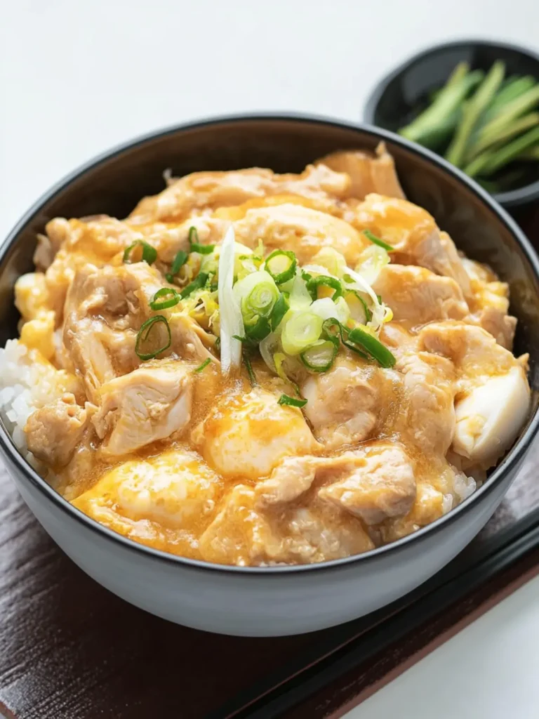 Japanese Oyakodon (Chicken and Egg Rice Bowl)