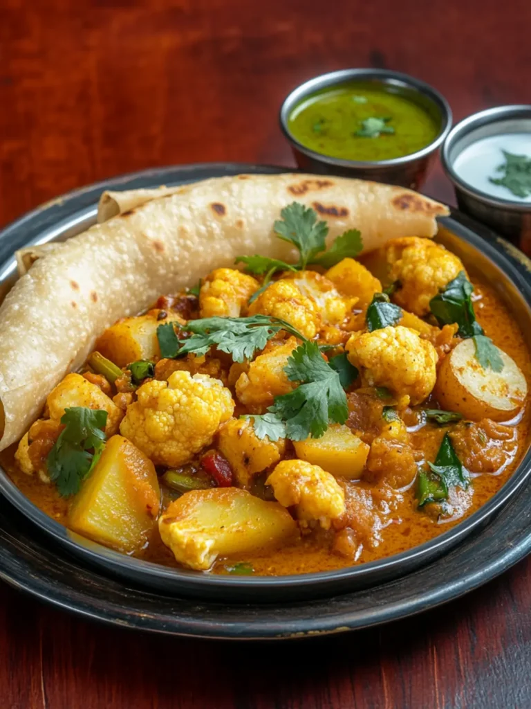 Savory Indian Aloo Gobi: Comfort in Every Bite 2 Indian Aloo Gobi (Potato and Cauliflower Curry)