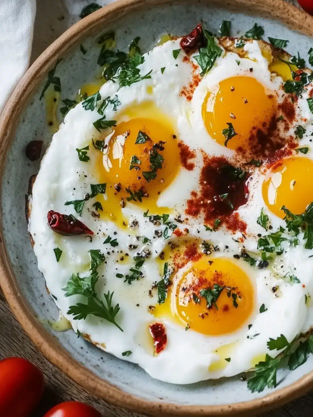 Turkish Eggs (Cilbir): A Creamy and Spiced Mediterranean Breakfast