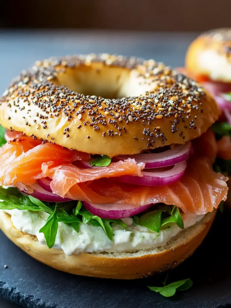 Delicious Smoked Salmon Bagel Sandwich in Just 15 Minutes! 3 Smoked Salmon Bagel Sandwich