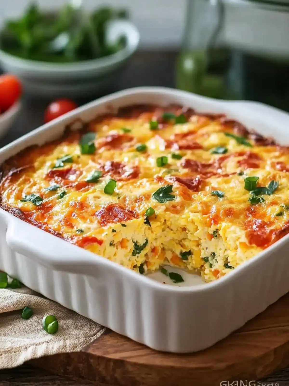 Delicious Easy Egg Casserole Recipe Healthy & Low Carb Delight 4 Easy Egg Casserole (Egg Bake) Recipe Healthy & Low Carb