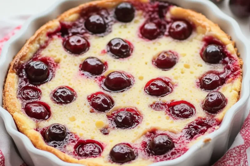 French Clafoutis (Baked Cherry Dessert)