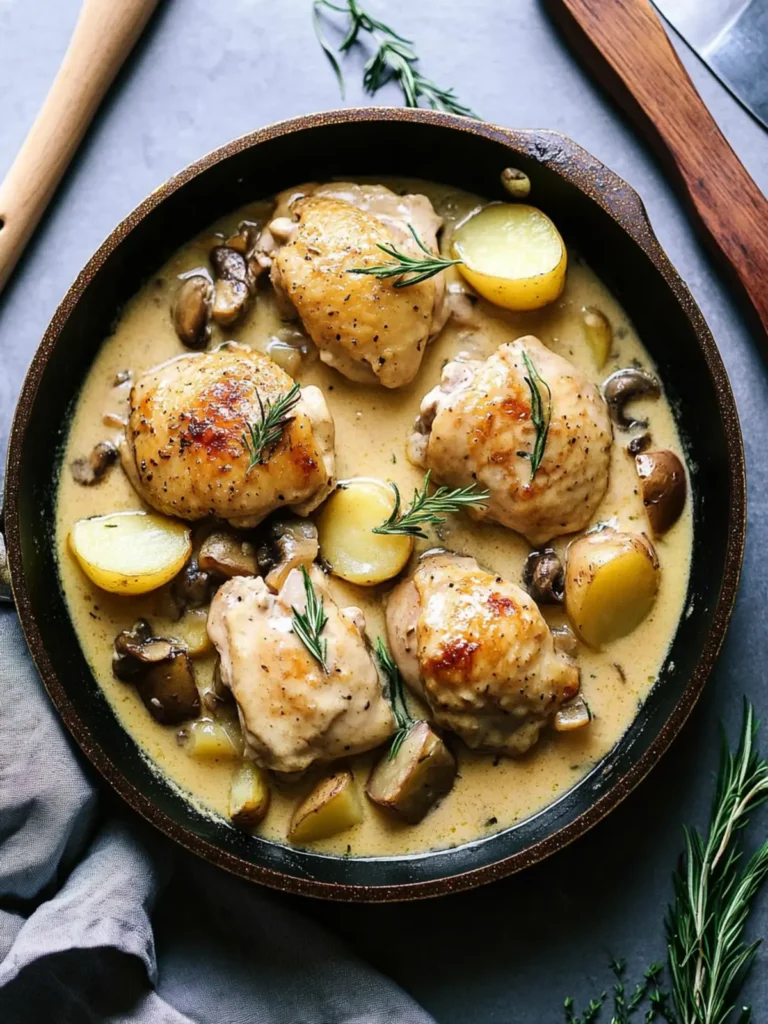 Creamy One Pan Chicken and Potatoes for Cozy Dinners 2 Creamy One Pan Chicken and Potatoes