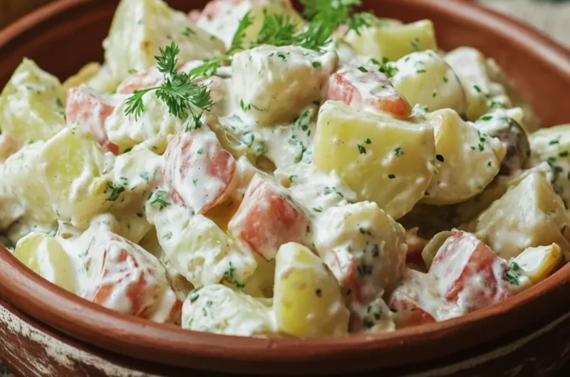 Latvian Rasols (Potato Salad)