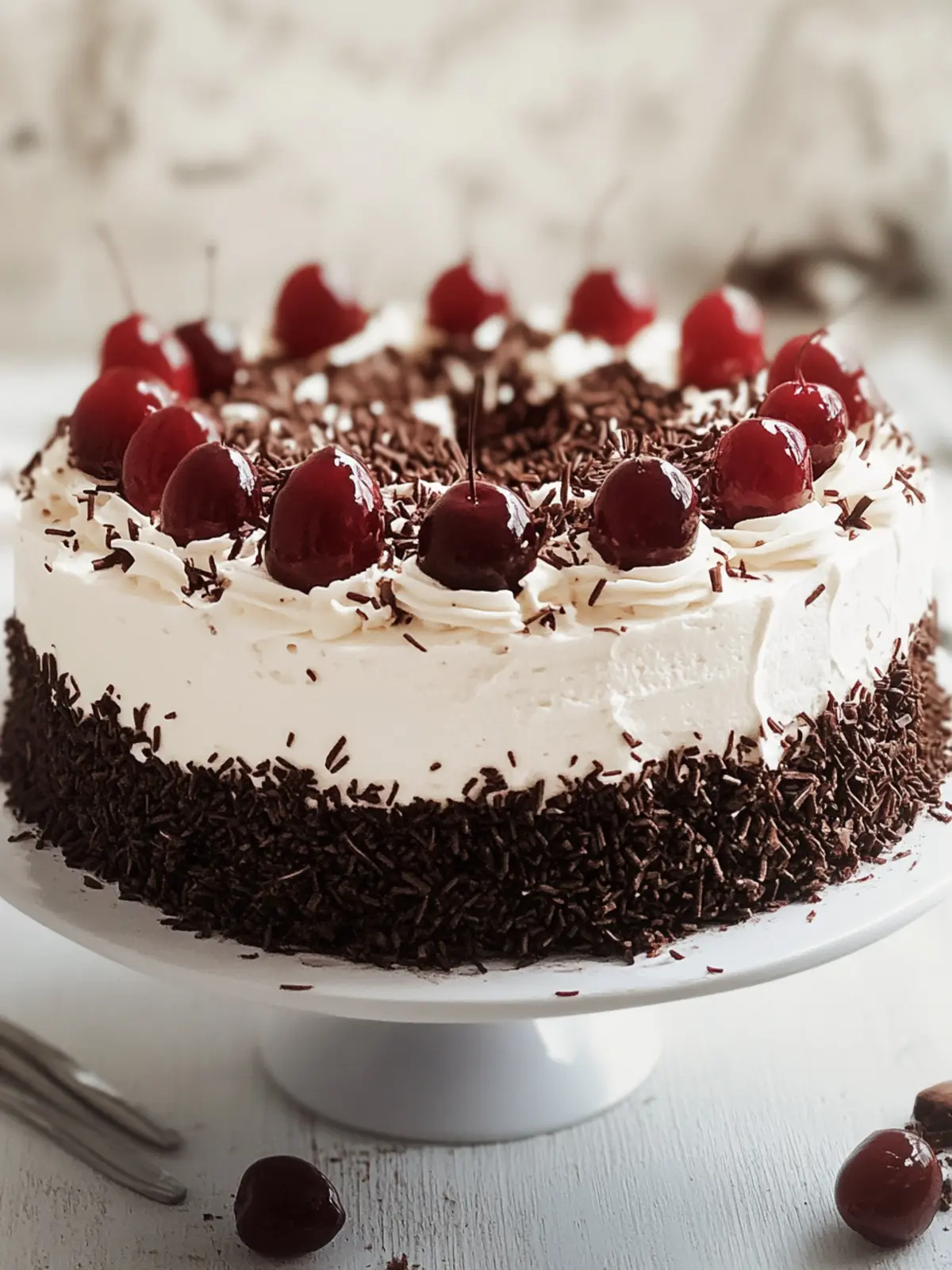 German Schwarzwälder Kirschtorte (Black Forest Cake)