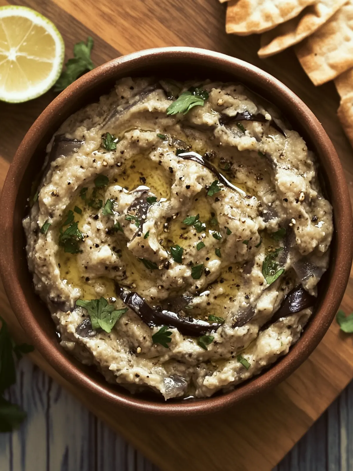 Greek Melitzanosalata (Eggplant Dip)
