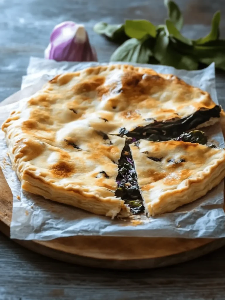 Croatian Soparnik (Swiss Chard Pie)