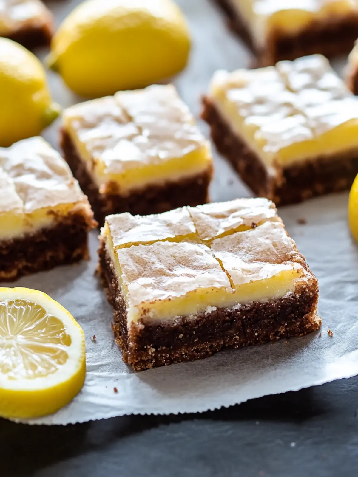 Lemon Brownies [40 Minutes]