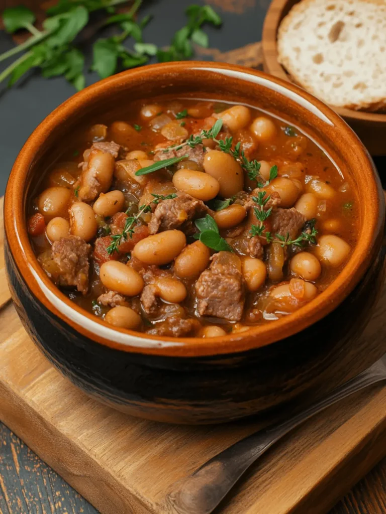 Hearty French Cassoulet: Your Ultimate Comfort Food Stew 2 French Cassoulet (Bean and Meat Stew)