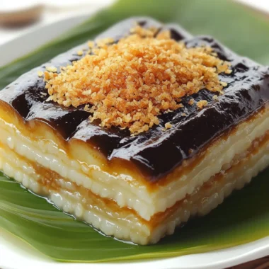 Filipino Sapin-Sapin: Festive Layered Rice Cake Delight 9 Filipino Sapin-Sapin (Layered Rice Cake)