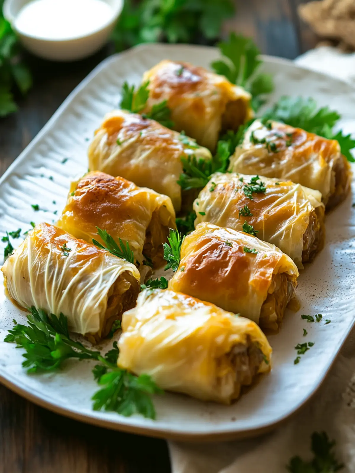 Bosnian Sarma (Stuffed Cabbage Rolls)