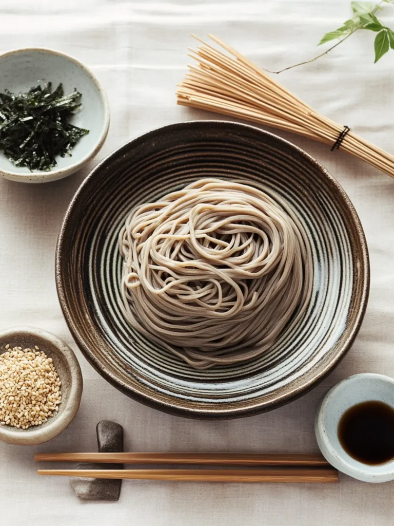 Japanese Soba (Buckwheat Noodles)