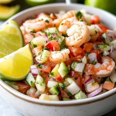 Zesty Shrimp Ceviche: The Ultimate Refreshing Appetizer 9 Shrimp Ceviche