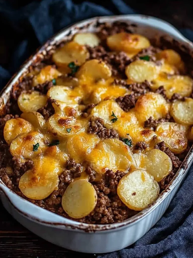 Cheesy Ground Beef and Potatoes: Your New Favorite Comfort Dish 4 Cheesy Ground Beef and Potatoes