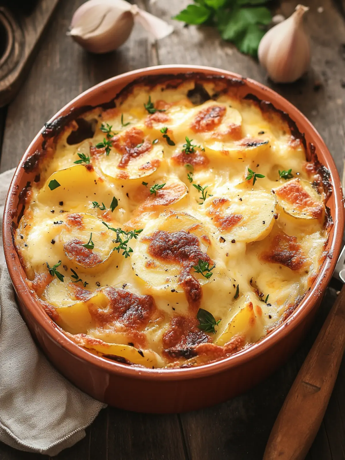 French Tartiflette (Potato and Cheese Casserole)