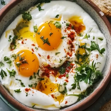 Turkish Eggs (Cilbir): A Creamy and Spiced Mediterranean Breakfast