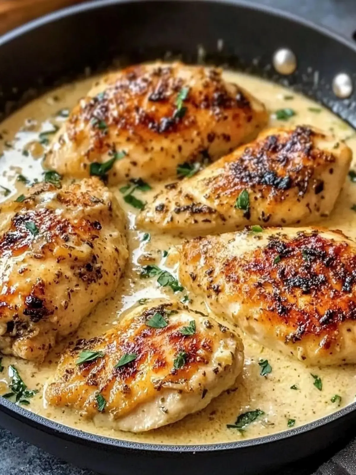 Creamy Garlic Chicken Recipe: Your Easy One-Skillet Delight 4 Creamy Garlic Chicken Recipe: Easy One-Skillet Dinner