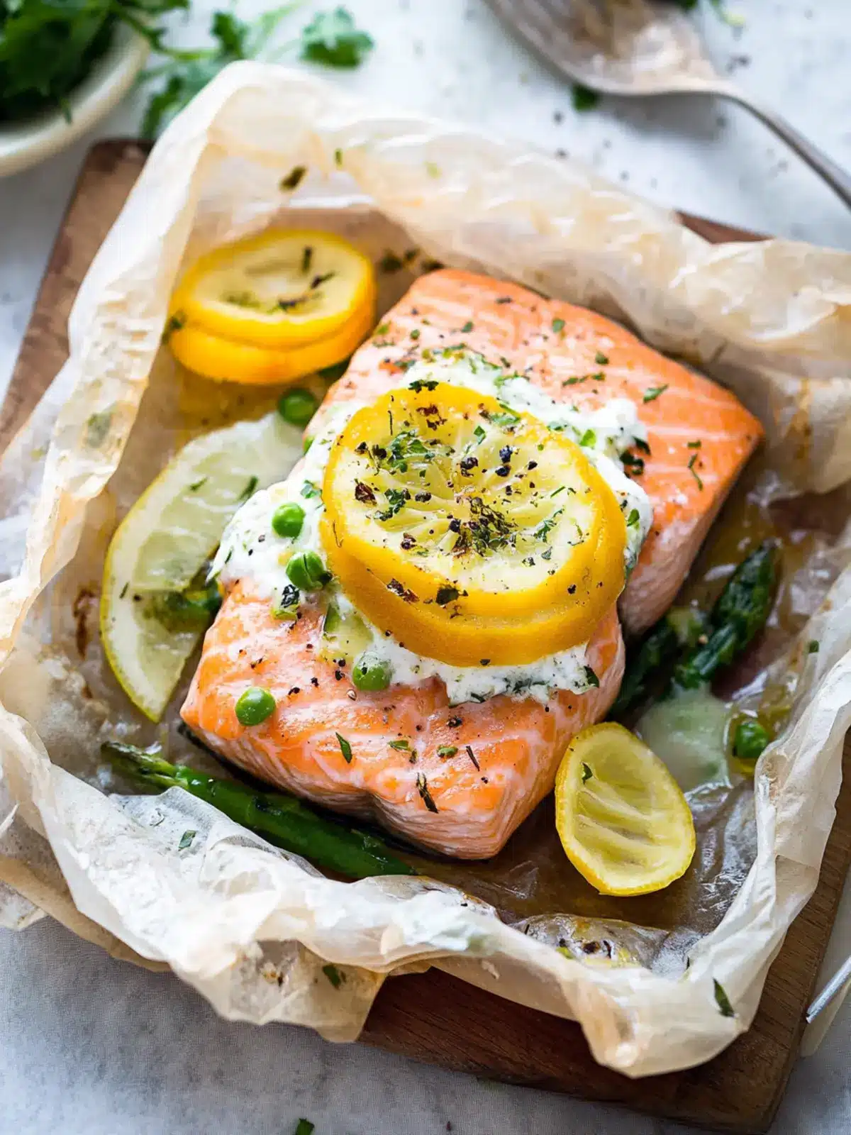 Salmon En Papillote