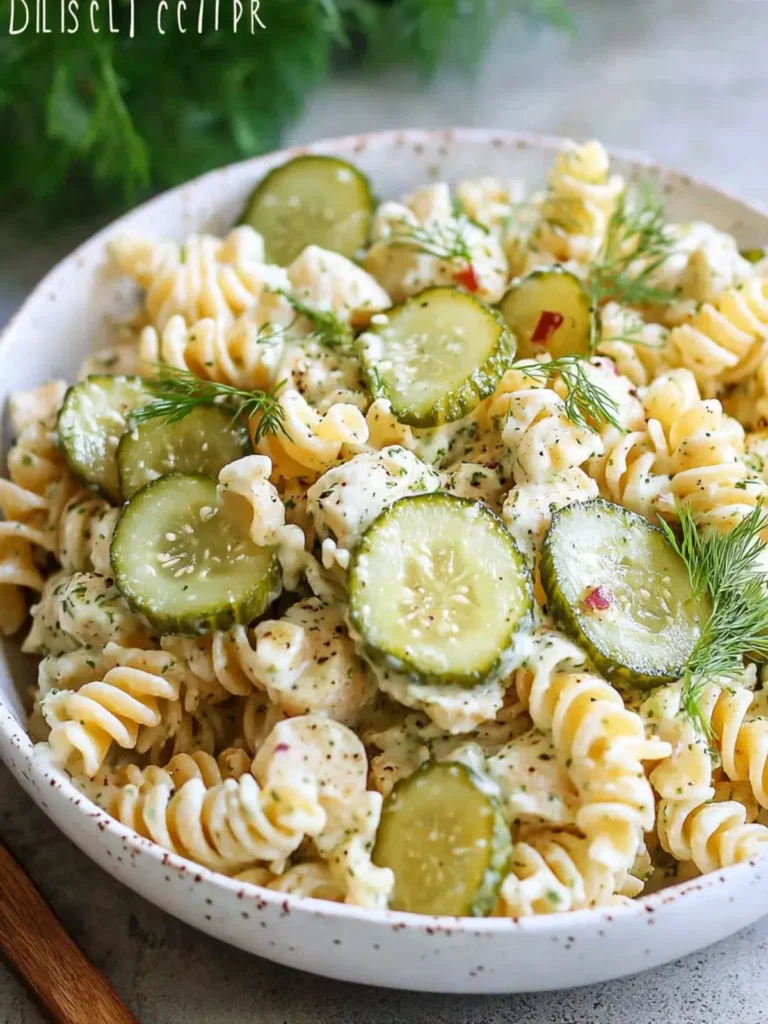 Dill Pickle Pasta Salad That'll Make Your Potluck Pop 2 Dill Pickle Pasta Salad