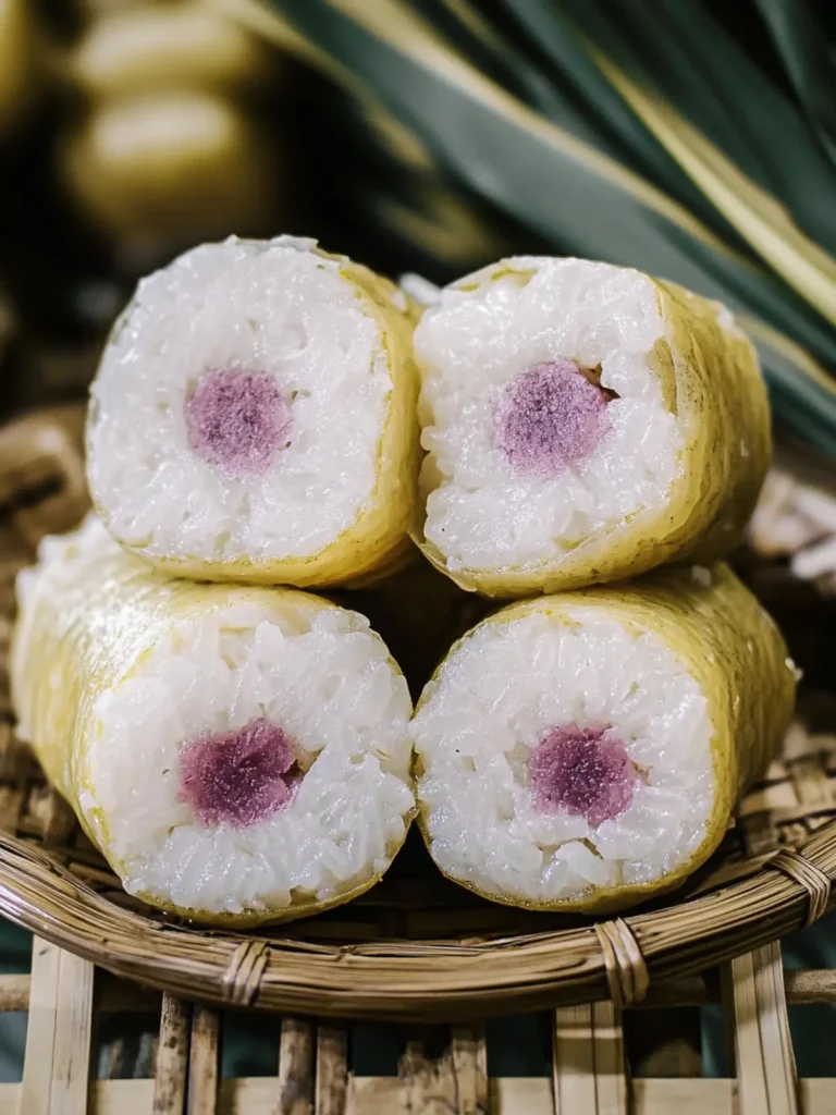 Delight in Vietnamese Bánh Tét: A Festive Sticky Rice Cake 3 Vietnamese Bánh Tét (Sticky Rice Cake)