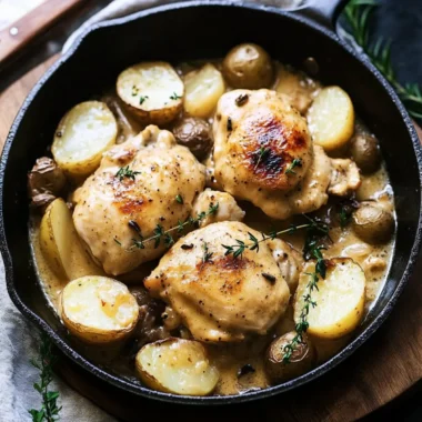 Creamy One Pan Chicken and Potatoes