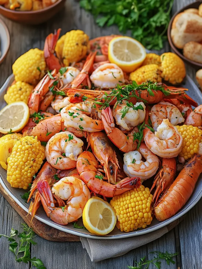 Joyful Shrimp Boil: A Seafood and Veggie Feast for Everyone 3 Shrimp Boil (Seafood and Vegetable Feast)