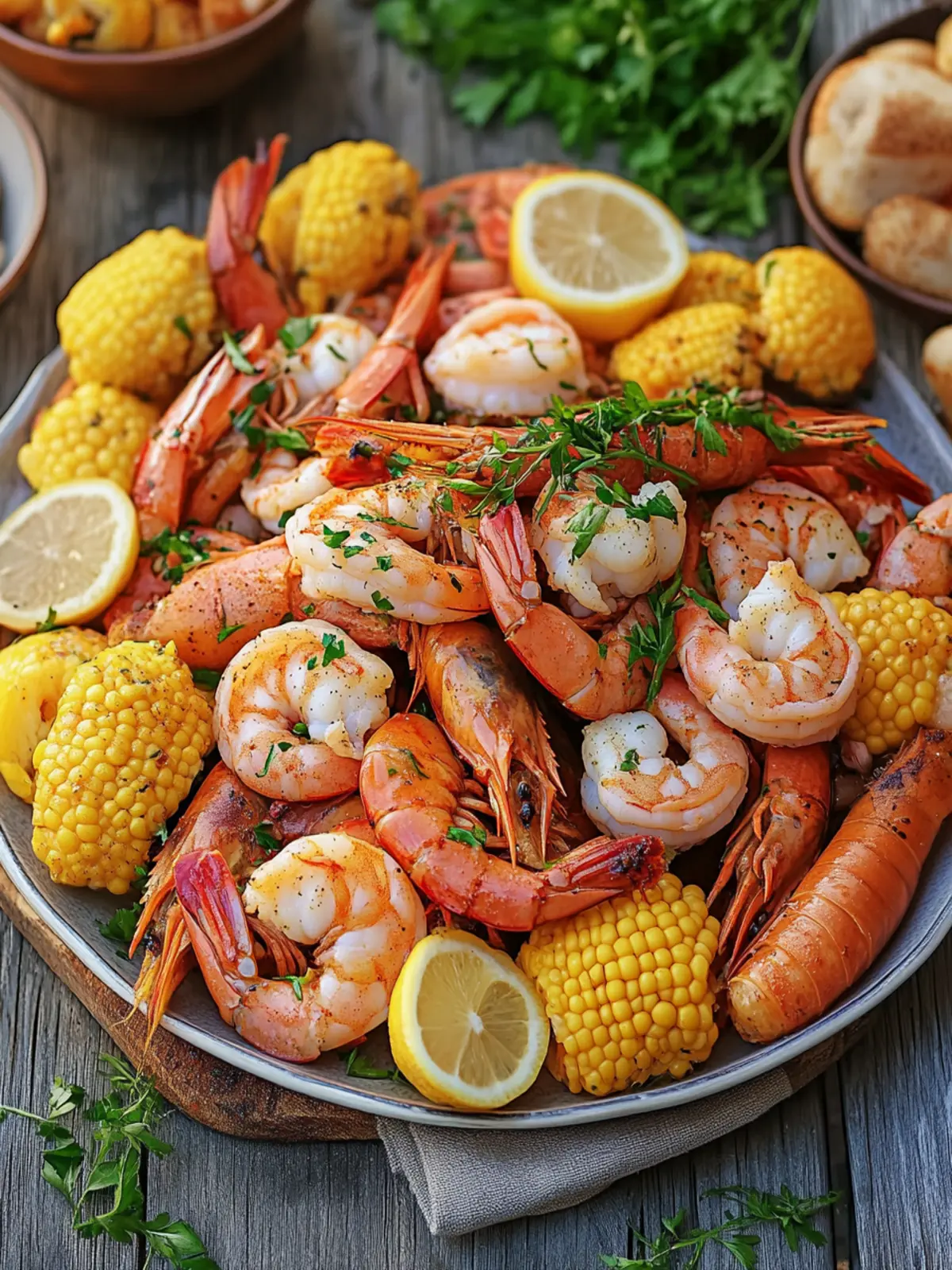 Shrimp Boil (Seafood and Vegetable Feast)
