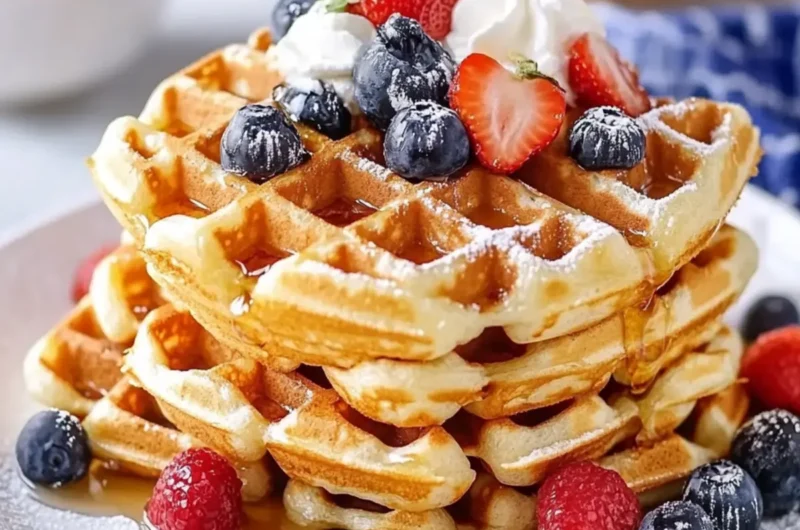 Ultimate Fluffy Buttermilk Waffles