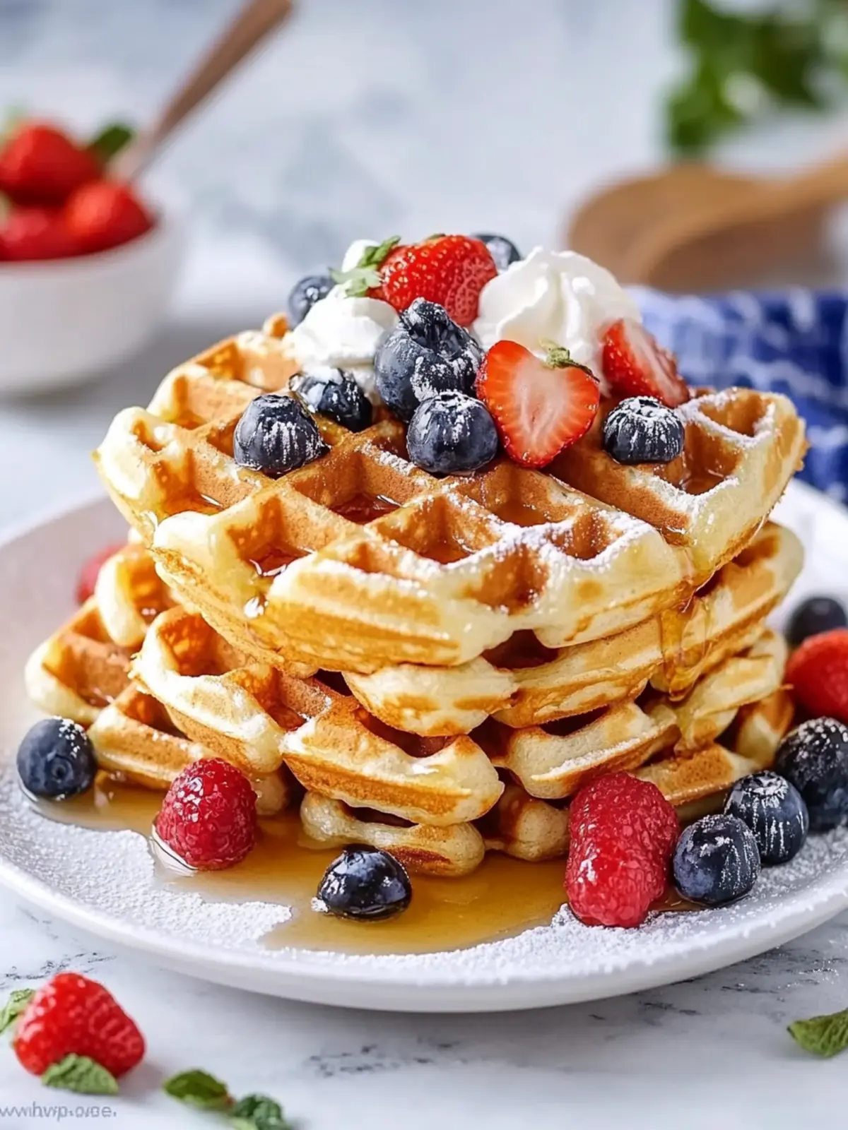 Ultimate Fluffy Buttermilk Waffles