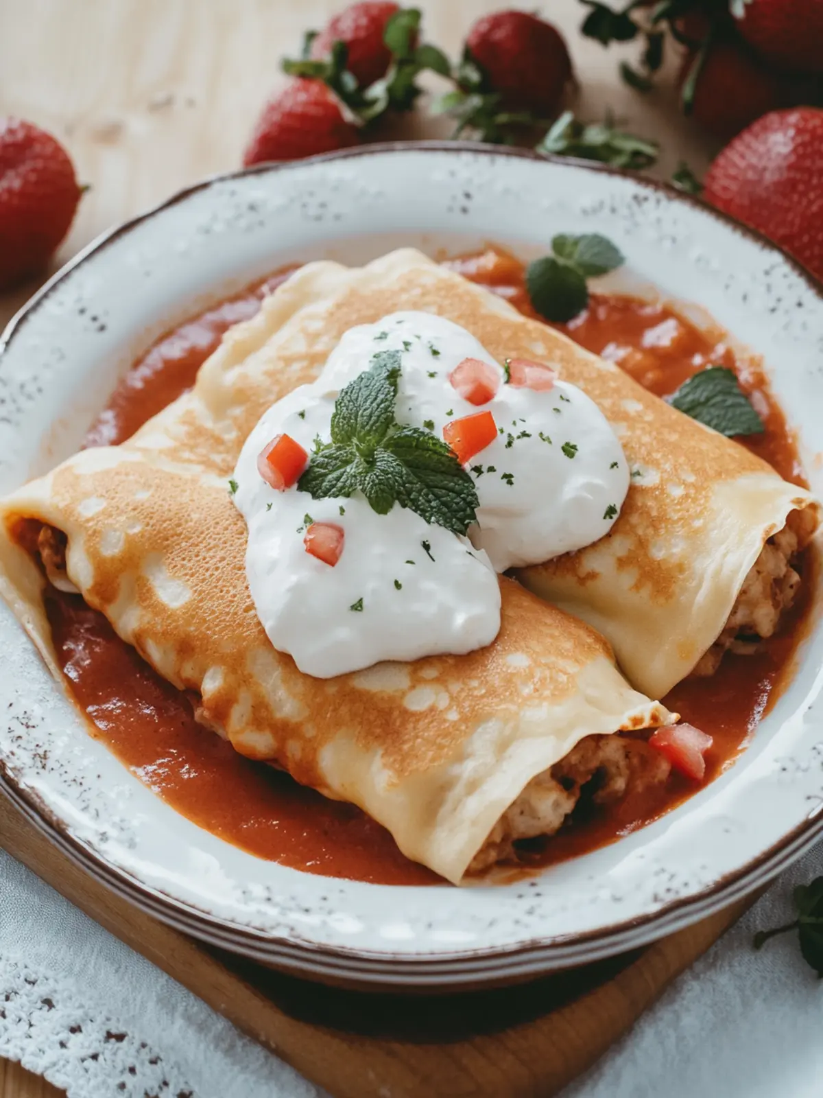Hortobágyi Palacsinta (Stuffed Crepes)