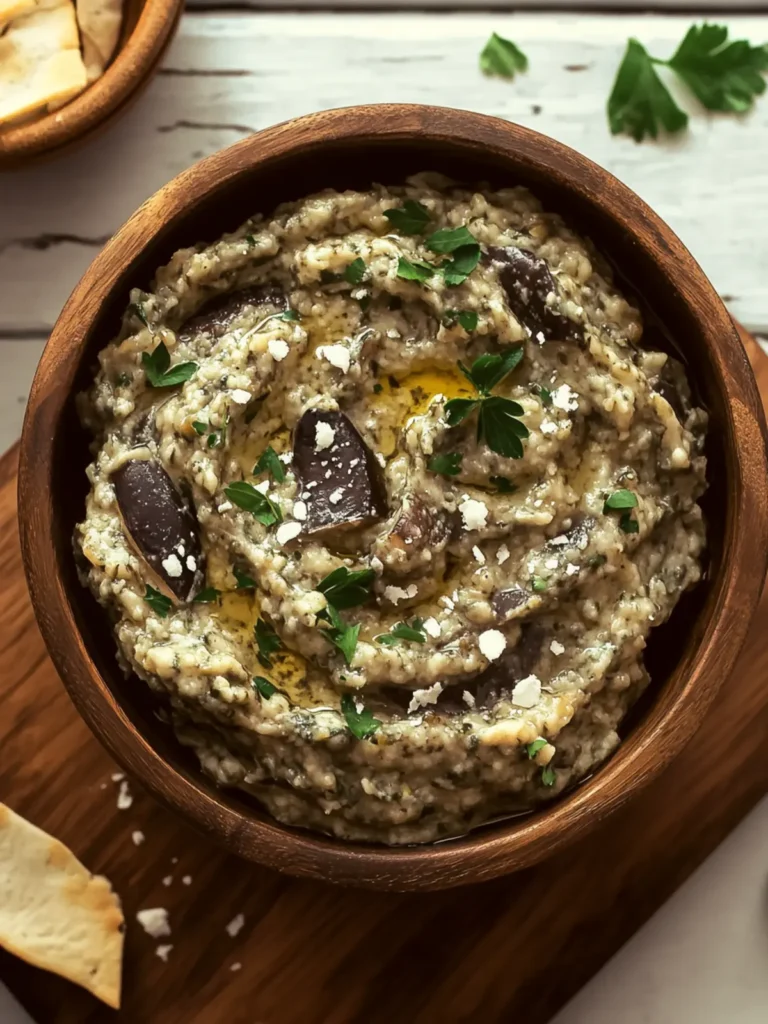 Greek Melitzanosalata (Eggplant Dip)