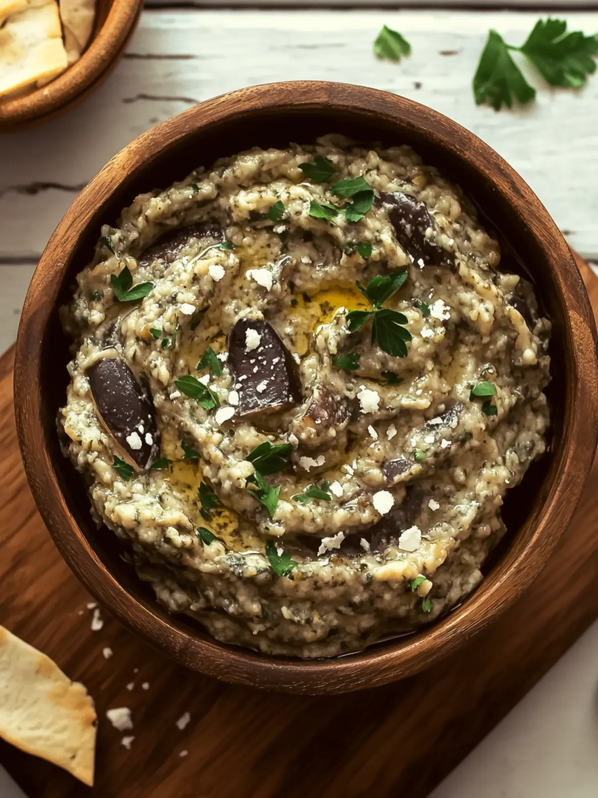 Greek Melitzanosalata (Eggplant Dip)