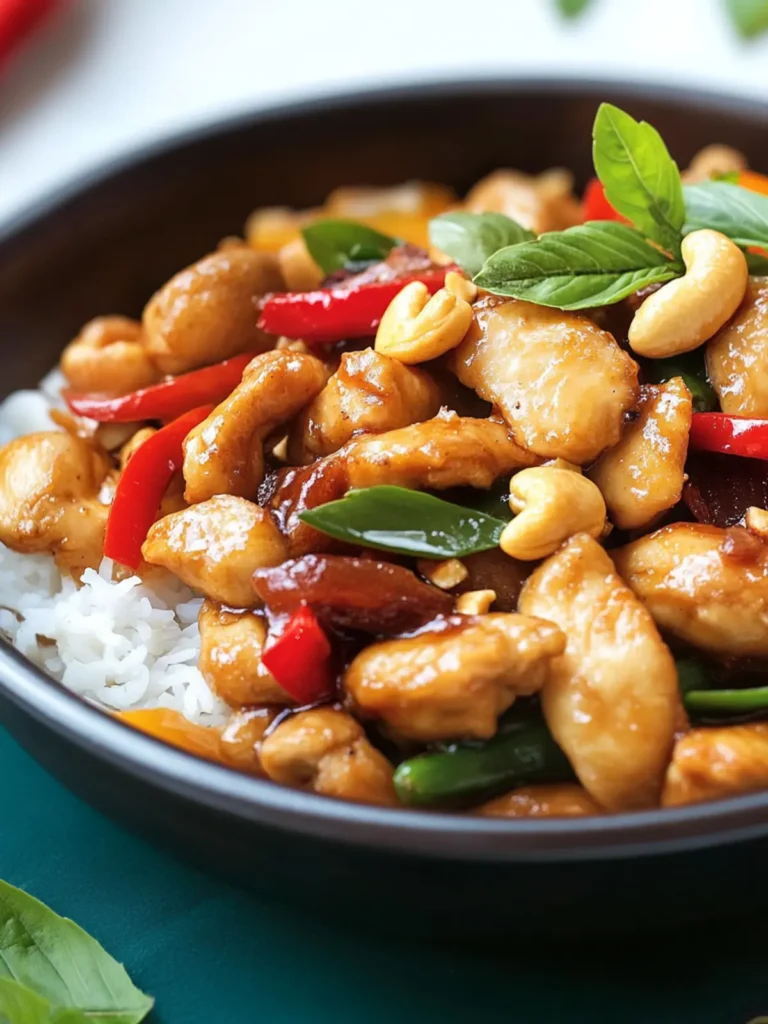 Savory Thai Kai Med Ma Muang: Chicken & Cashew Delight 4 Thai Kai Med Ma Muang (Chicken with Cashew Nuts)