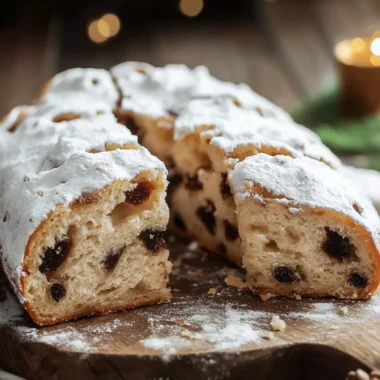 German Stollen (Fruit Bread)