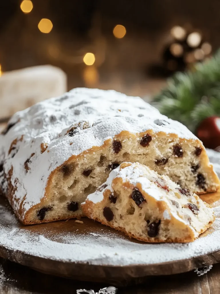 German Stollen (Fruit Bread)