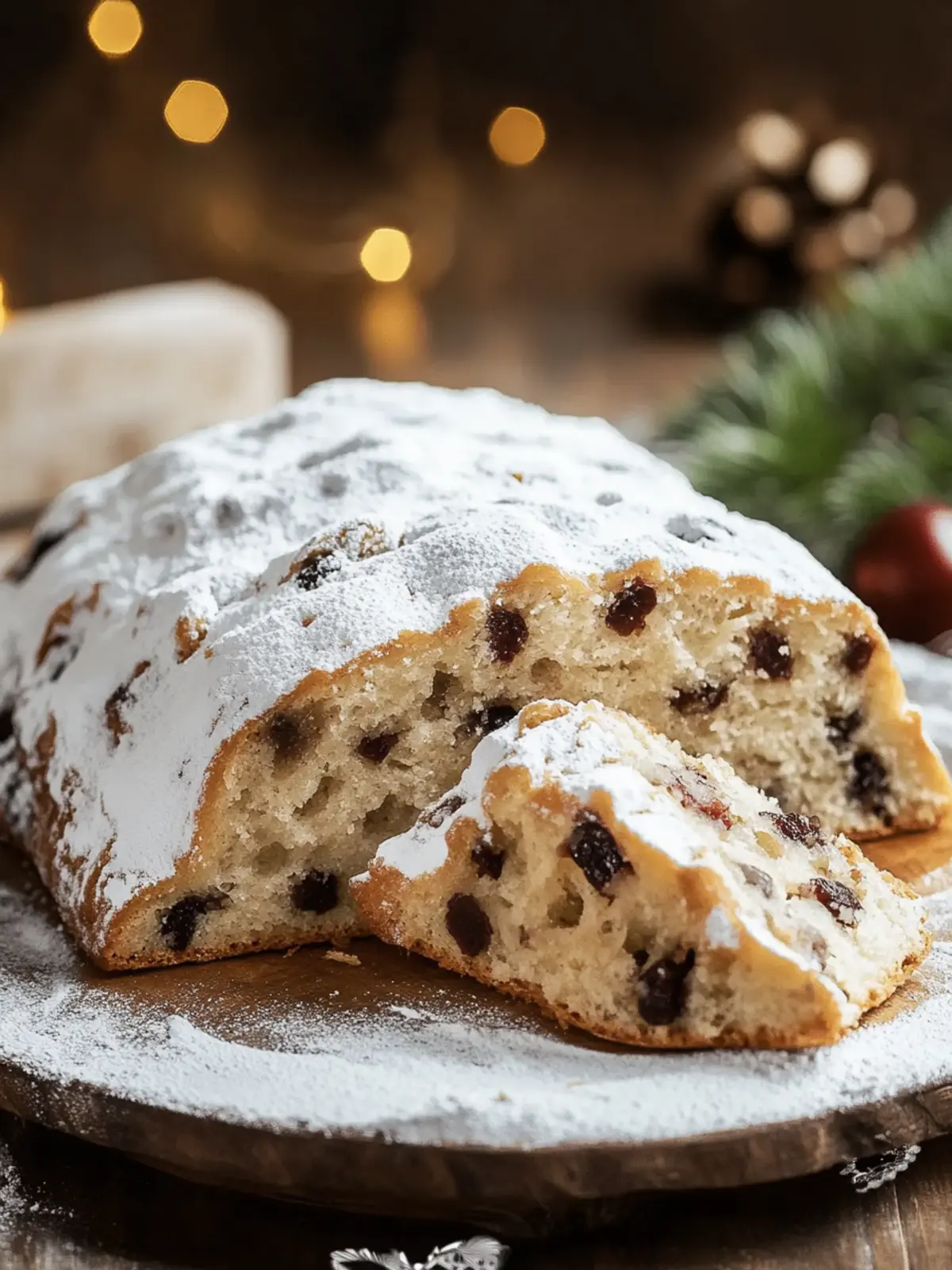Mouthwatering German Stollen: Your Festive Fruit Bread Delight 4 German Stollen (Fruit Bread)
