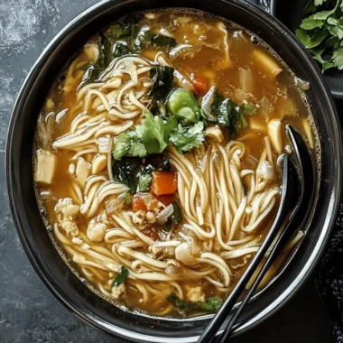 Nepali Thukpa (Noodle Soup)