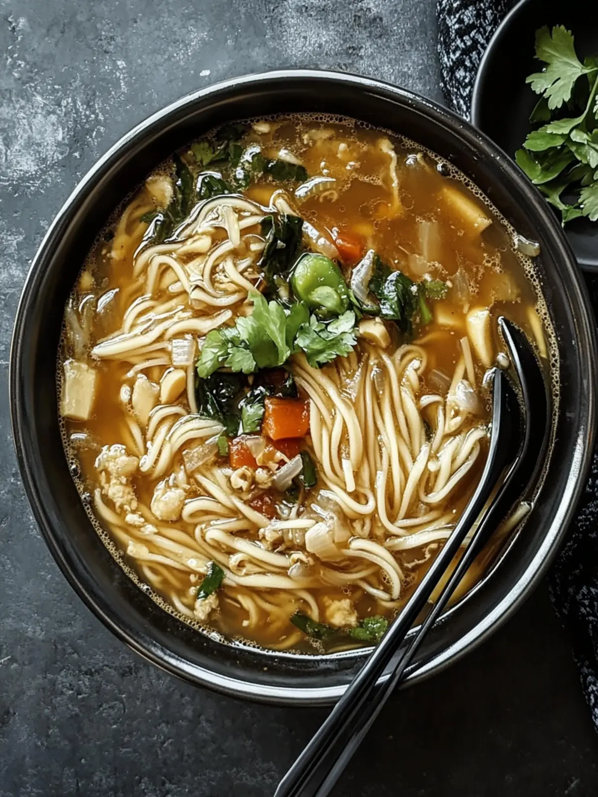 Nepali Thukpa (Noodle Soup)