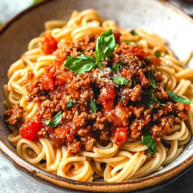 Ground Beef Pasta Sauce