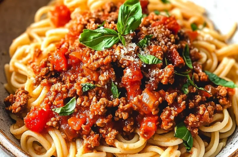 Ground Beef Pasta Sauce