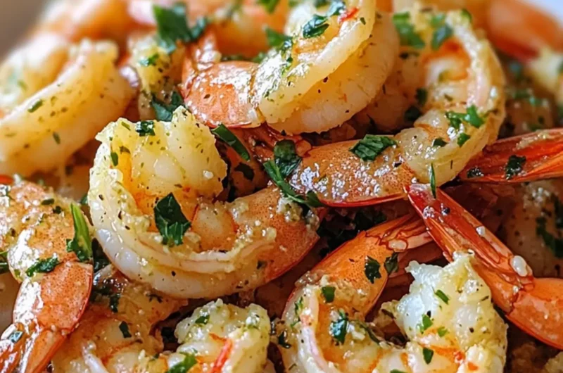 Hawaiian Garlic Shrimp