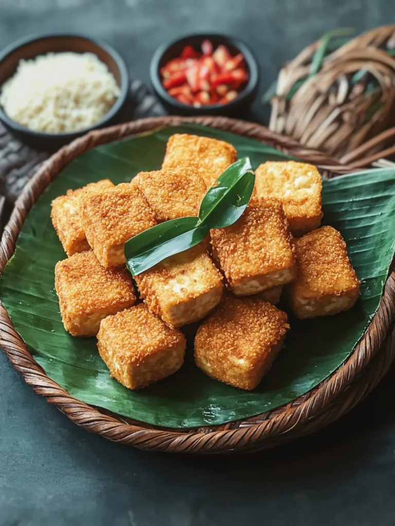 Crispy Indonesian Tahu Sumedang: A Snack You’ll Crave 4 Indonesian Tahu Sumedang (Fried Tofu)