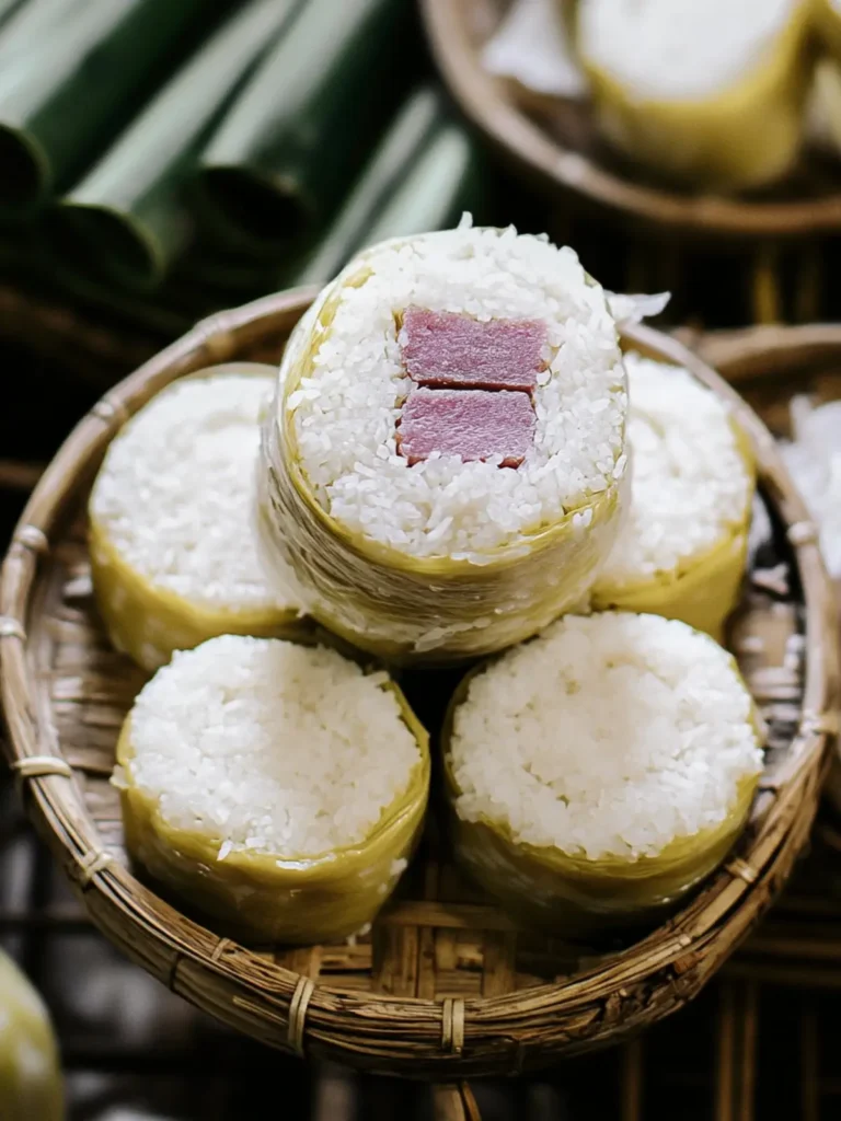 Delight in Vietnamese Bánh Tét: A Festive Sticky Rice Cake 2 Vietnamese Bánh Tét (Sticky Rice Cake)