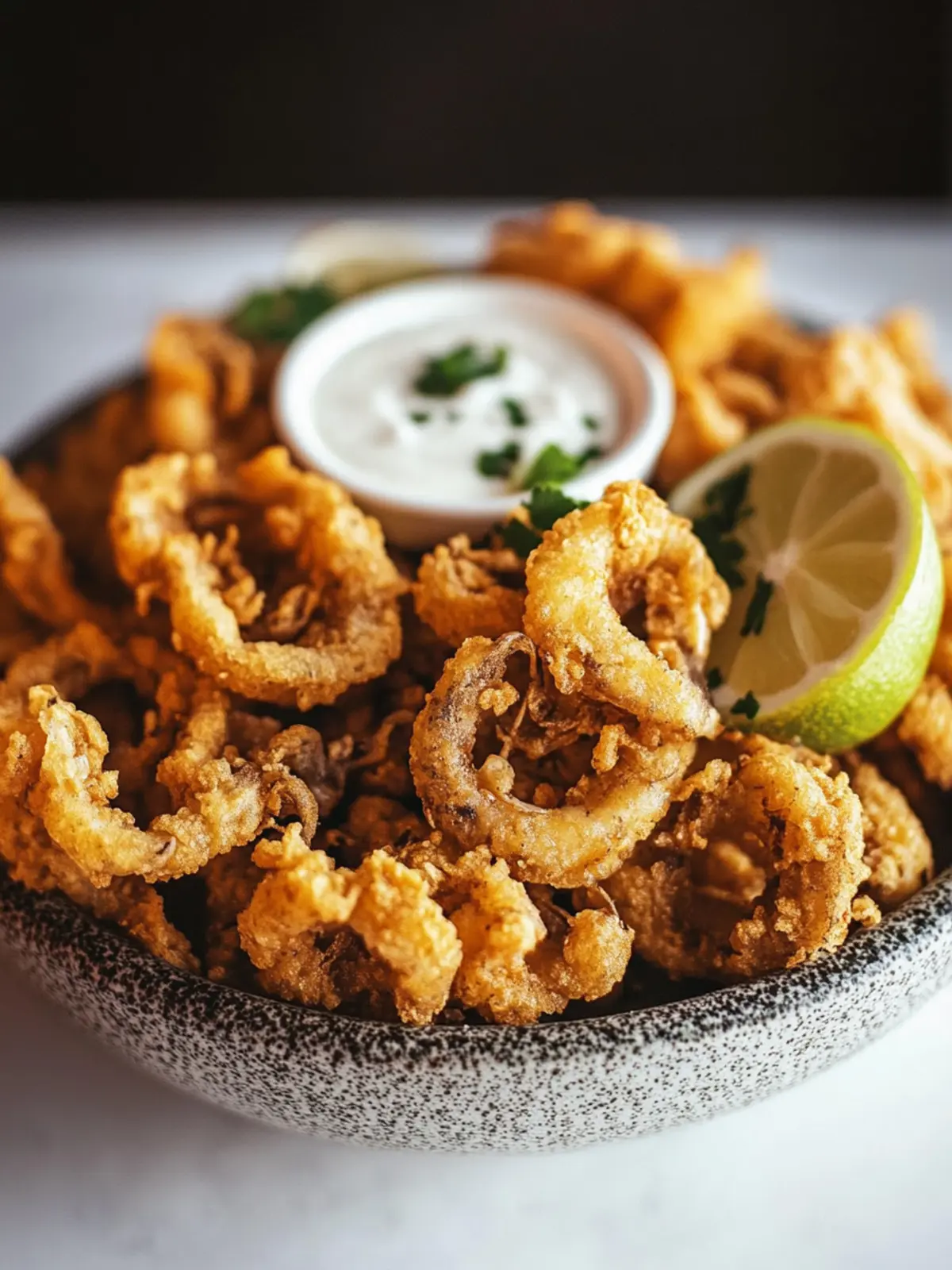 Chicharrón de Calamar (Peruvian Fried Squid)
