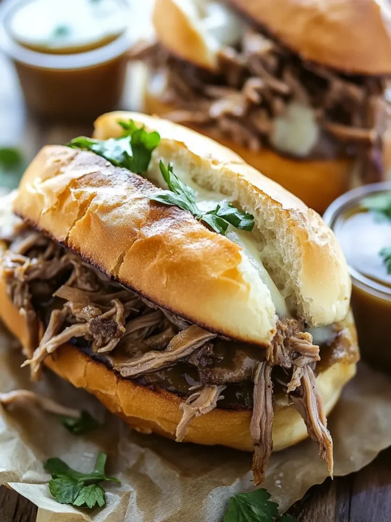 Crafting Crockpot French Dip Sandwiches for Ultimate Comfort 3 Crafting Crockpot French Dip Sandwiches: A Trailside Feast Guide