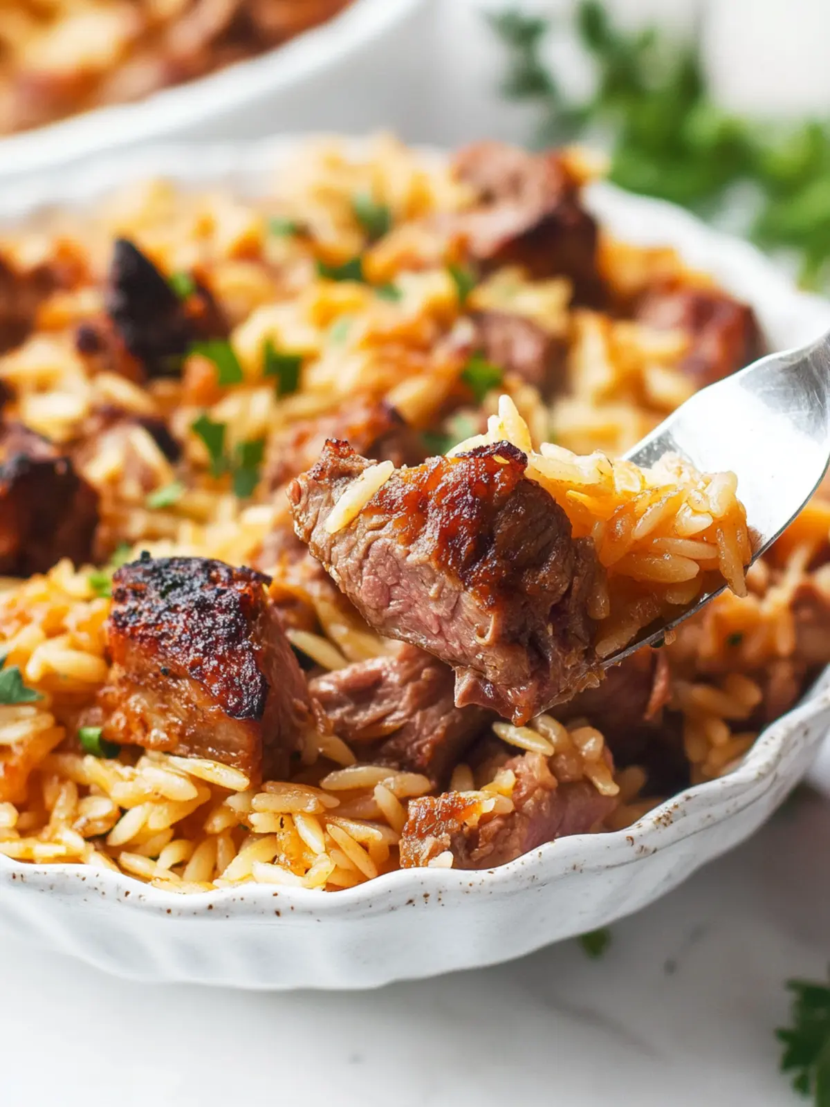 Greek Giouvetsi (Baked Lamb with Orzo)