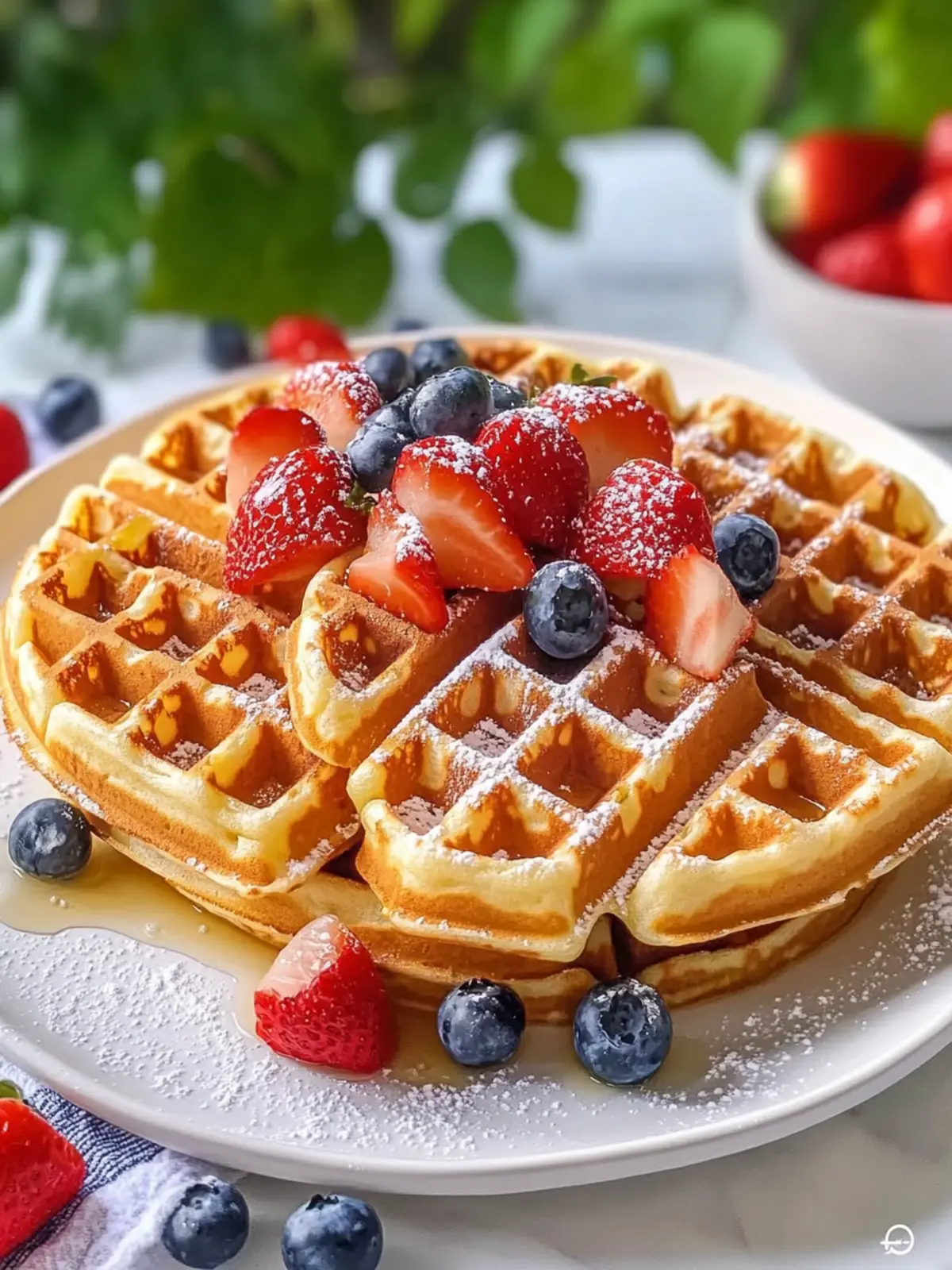Ultimate Fluffy Buttermilk Waffles